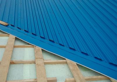 Замена шифера на профнастил